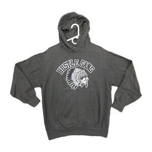 Hustle Gang Hoodie Mens Medium TI TIP Grand Hustle Indian Chief Y2k Sweatshirt